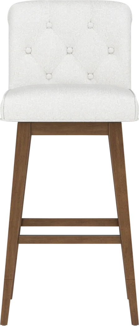 Geral White Counter Height Adjustable Stool - Thumbnail - Image 1