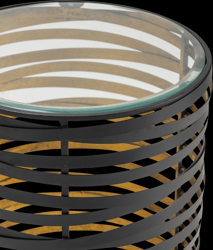 Geraldus Black Accent Table - Thumbnail - Image 2