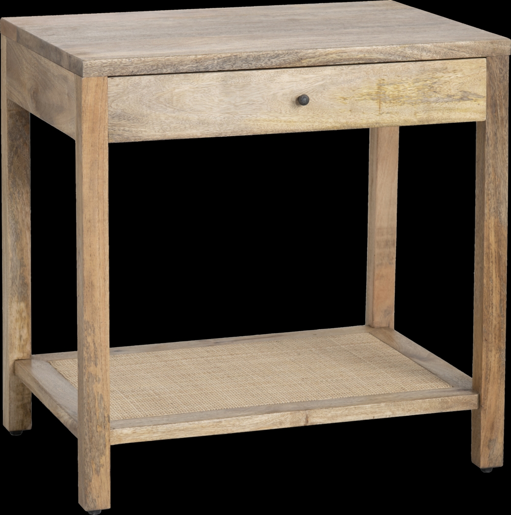 Geralynn Light Brown End Table - Thumbnail - Image 1