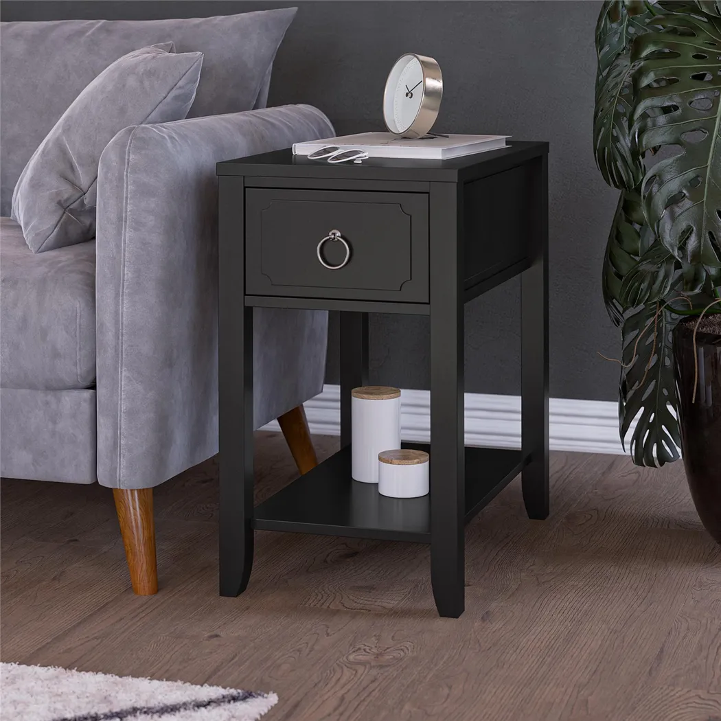 Gereon Black End Table - Thumbnail - Image 2