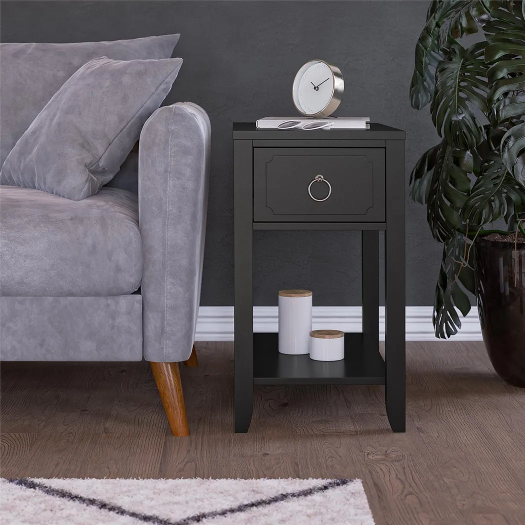 Gereon Black End Table - Thumbnail - Image 4