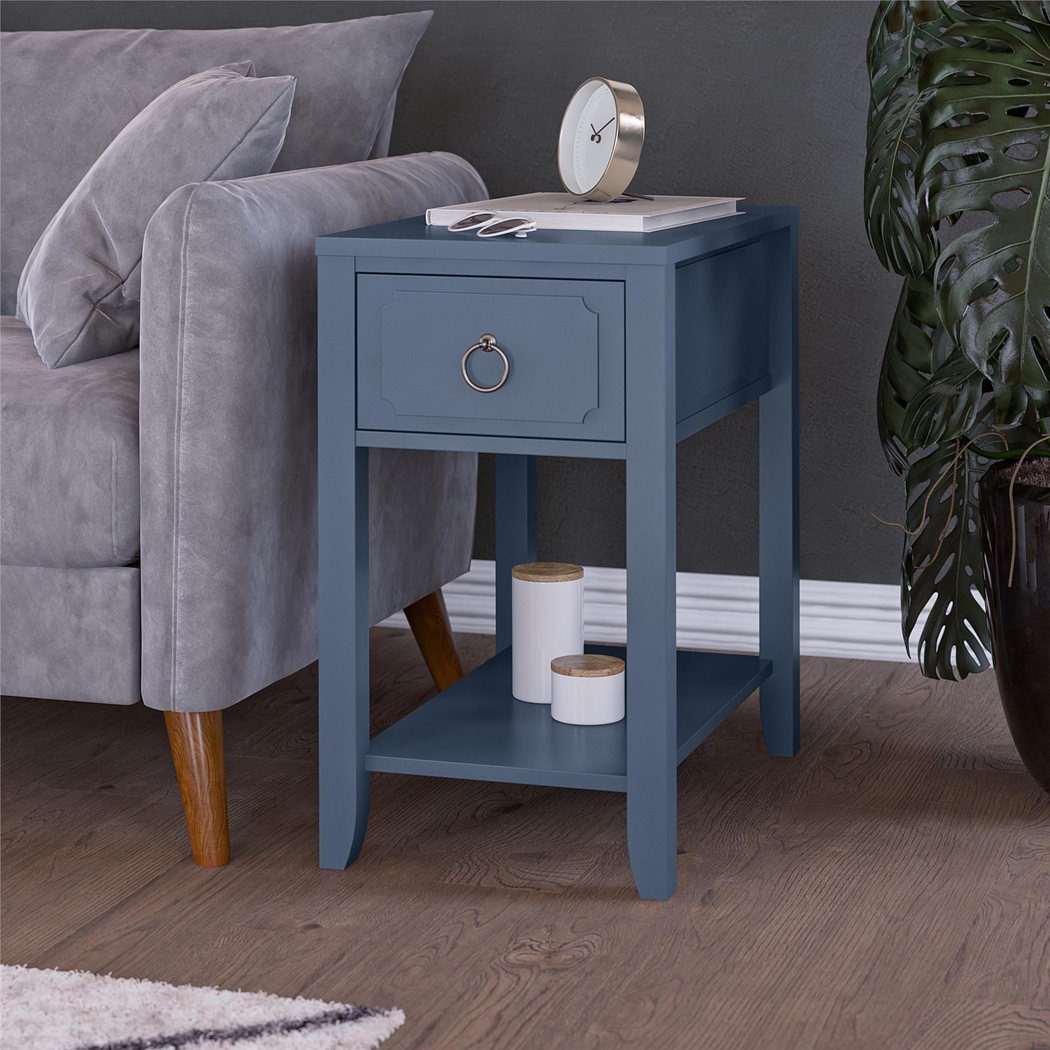 Gereon Blue End Table - Thumbnail - Image 4