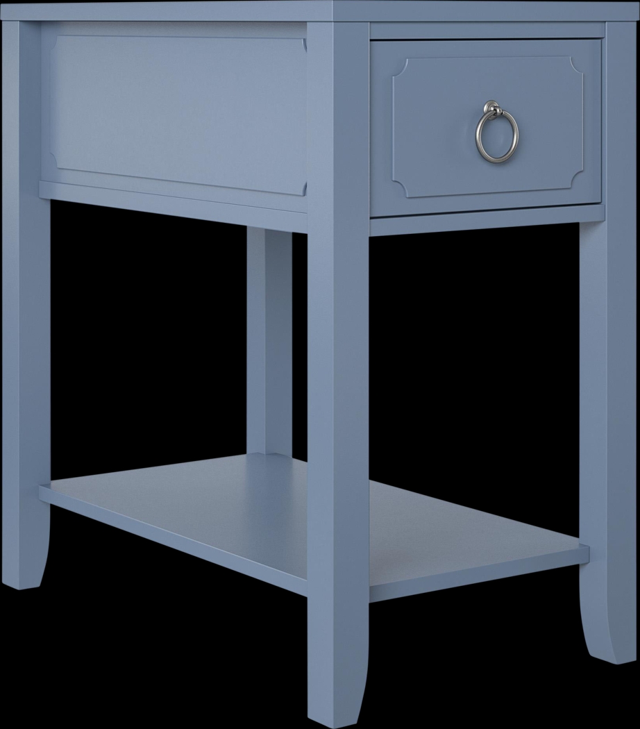 Gereon Blue End Table - Thumbnail - Image 1