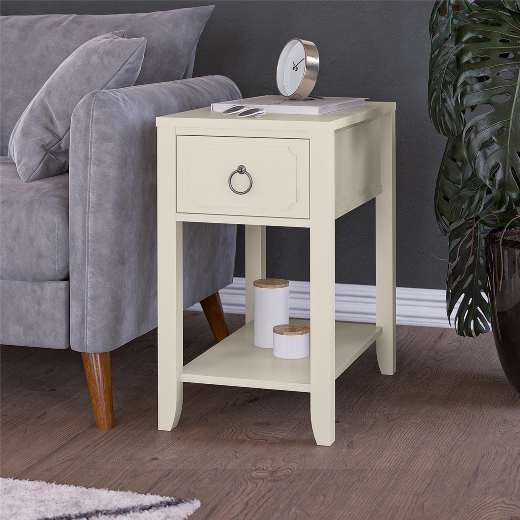 Gereon White End Table - Thumbnail - Image 2