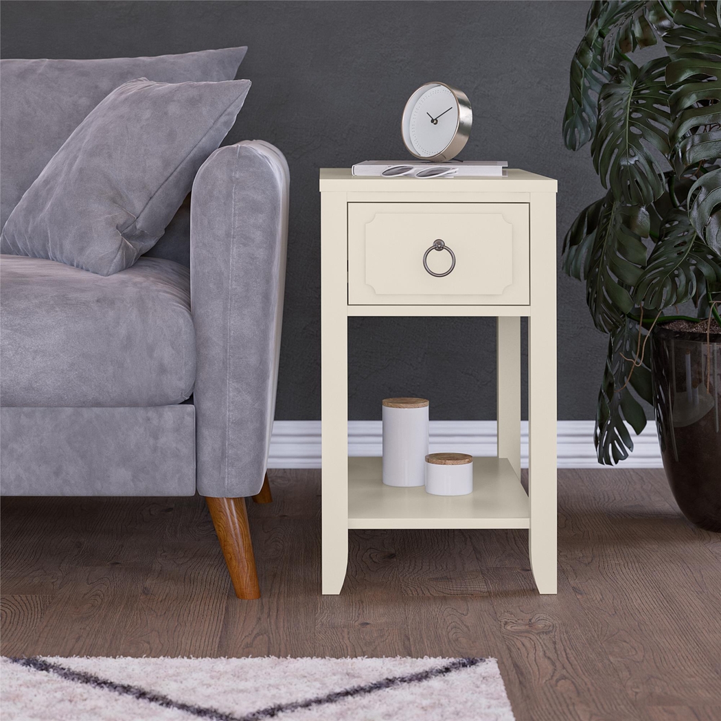Gereon White End Table - Thumbnail - Image 4