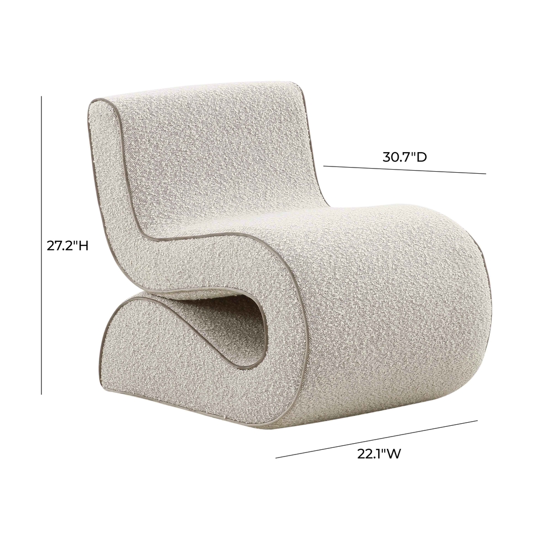 Gerig Gray Accent Chair - Thumbnail - Image 6