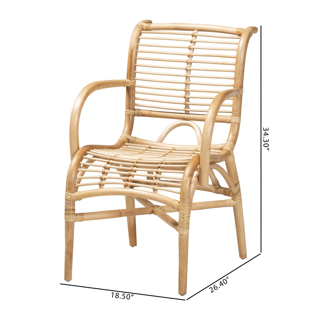 Gerlaugh Natural Arm Chair - Thumbnail - Image 10