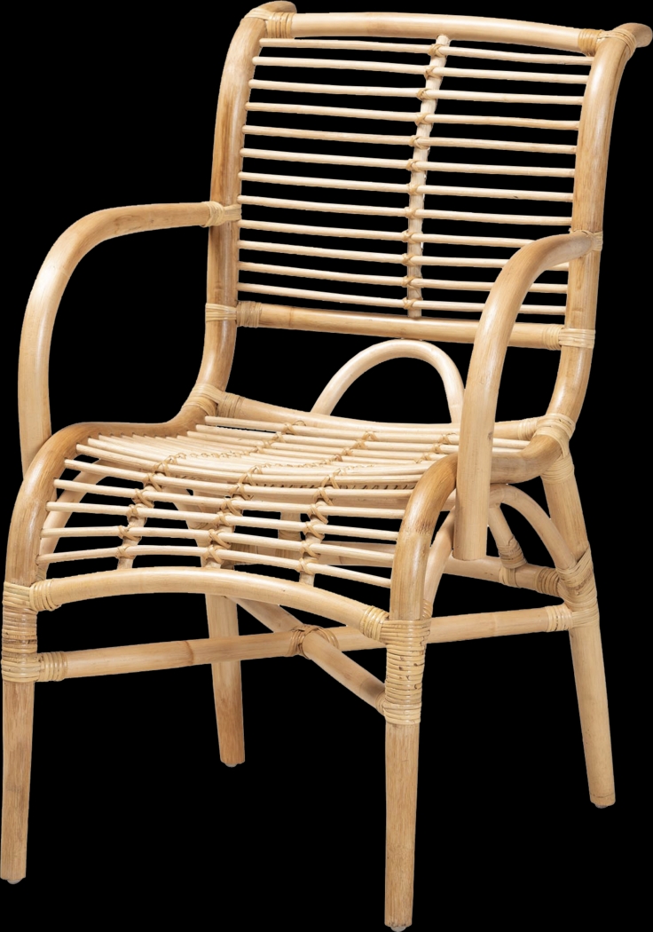 Gerlaugh Natural Arm Chair - Thumbnail - Image 1