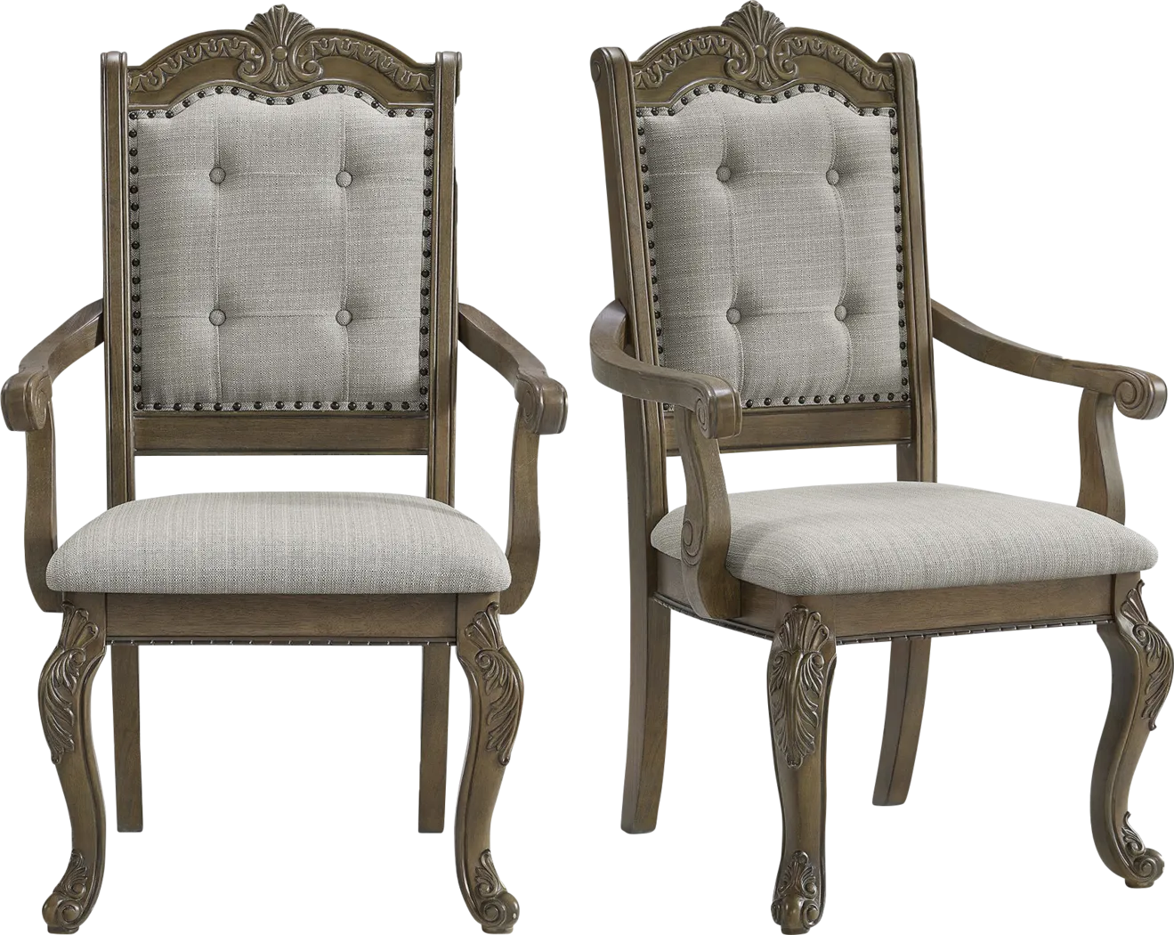 Germa Brown Side Chair, Set of 2 - Thumbnail - Image 8