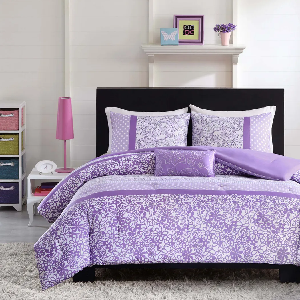 Gerra Purple Full Comforter Set - Thumbnail - Image 2