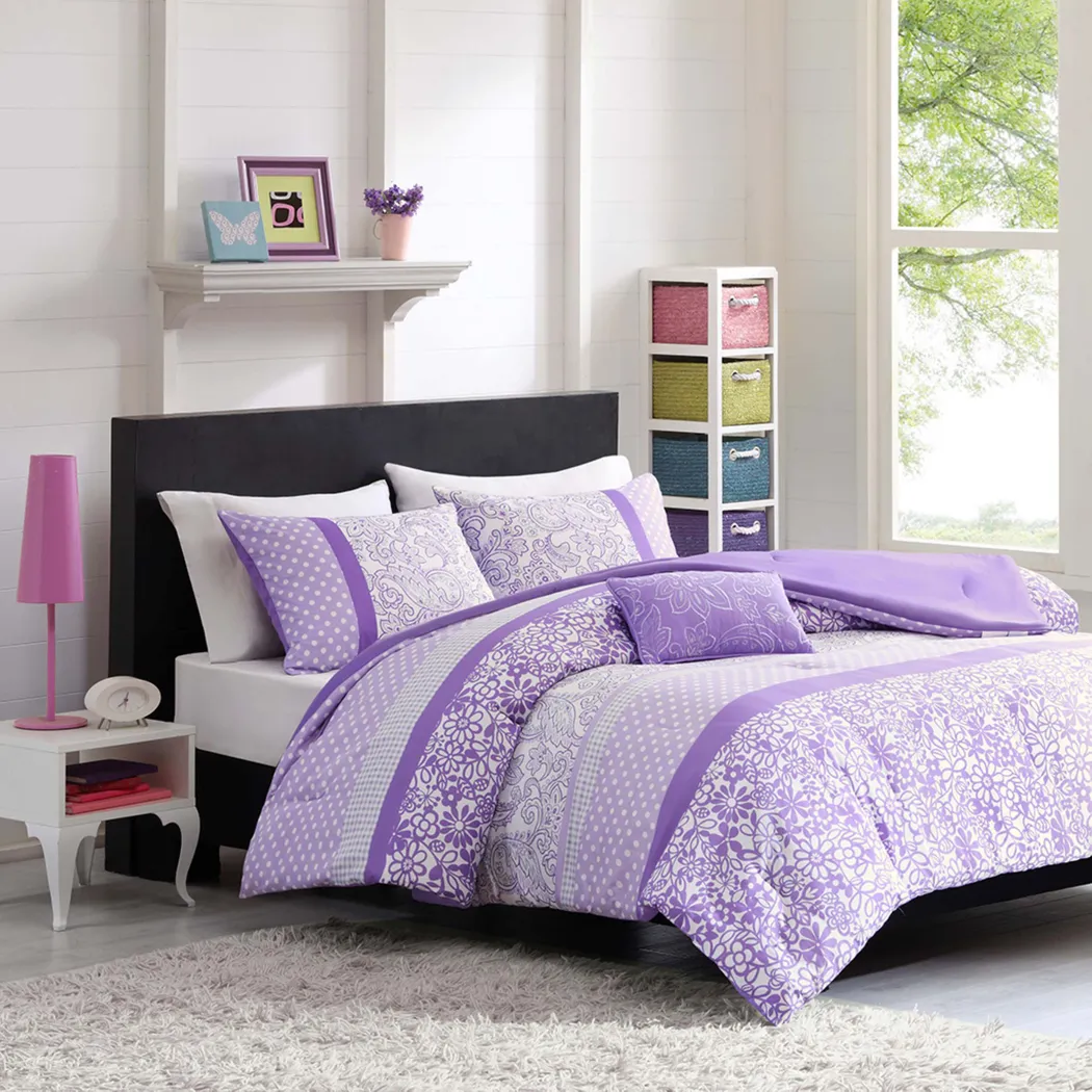 Gerra Purple Full Comforter Set - Thumbnail - Image 3