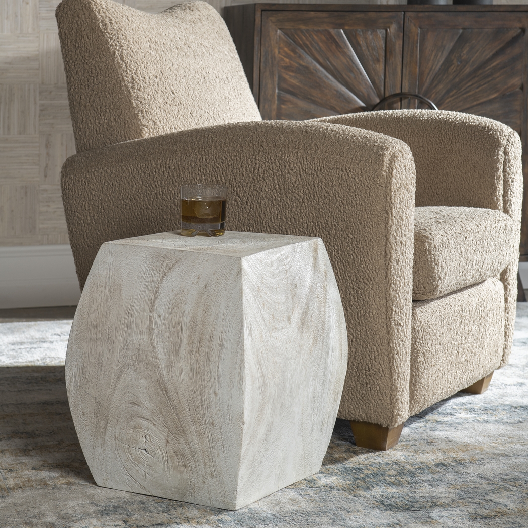Gerrols Beige Stool - Thumbnail - Image 2