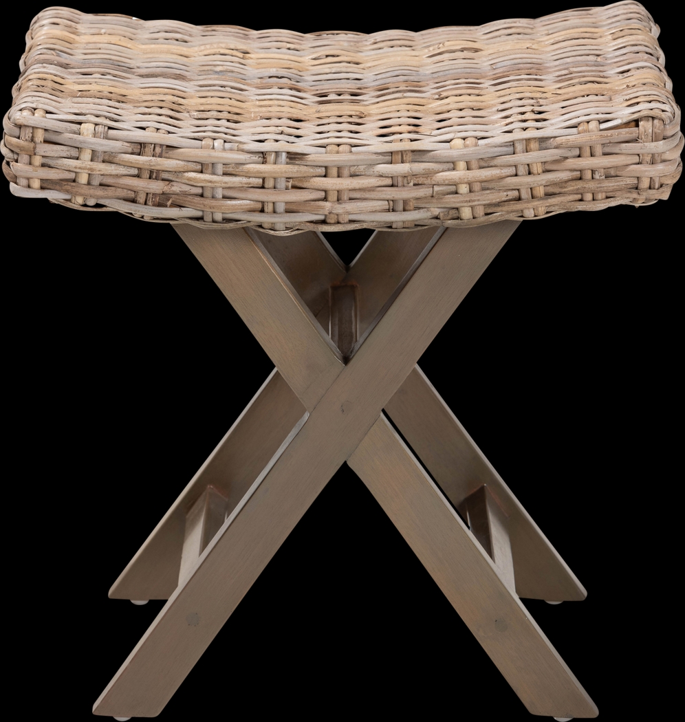 Geurin Taupe Ottoman - Thumbnail - Image 3