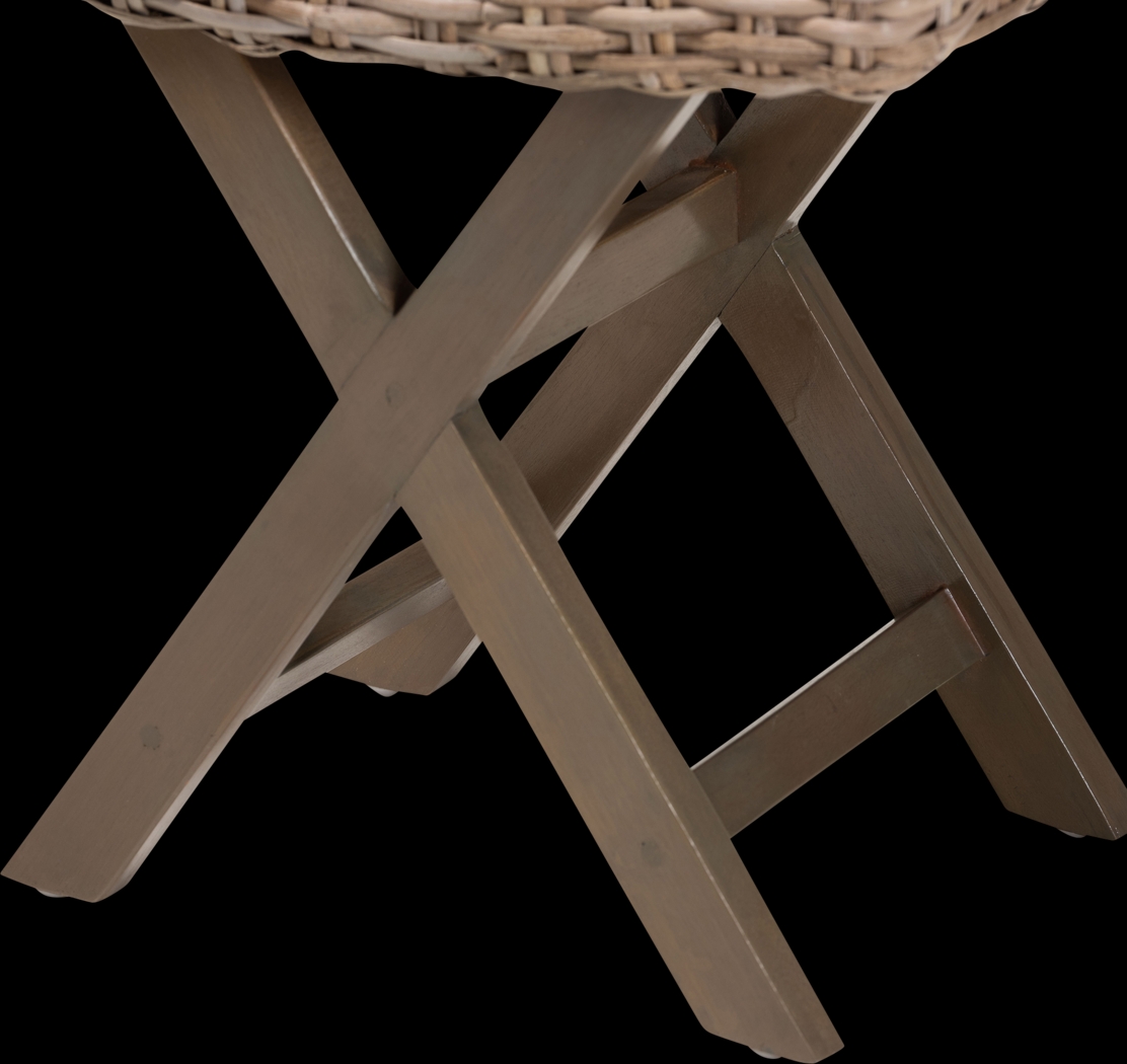 Geurin Taupe Ottoman - Thumbnail - Image 5