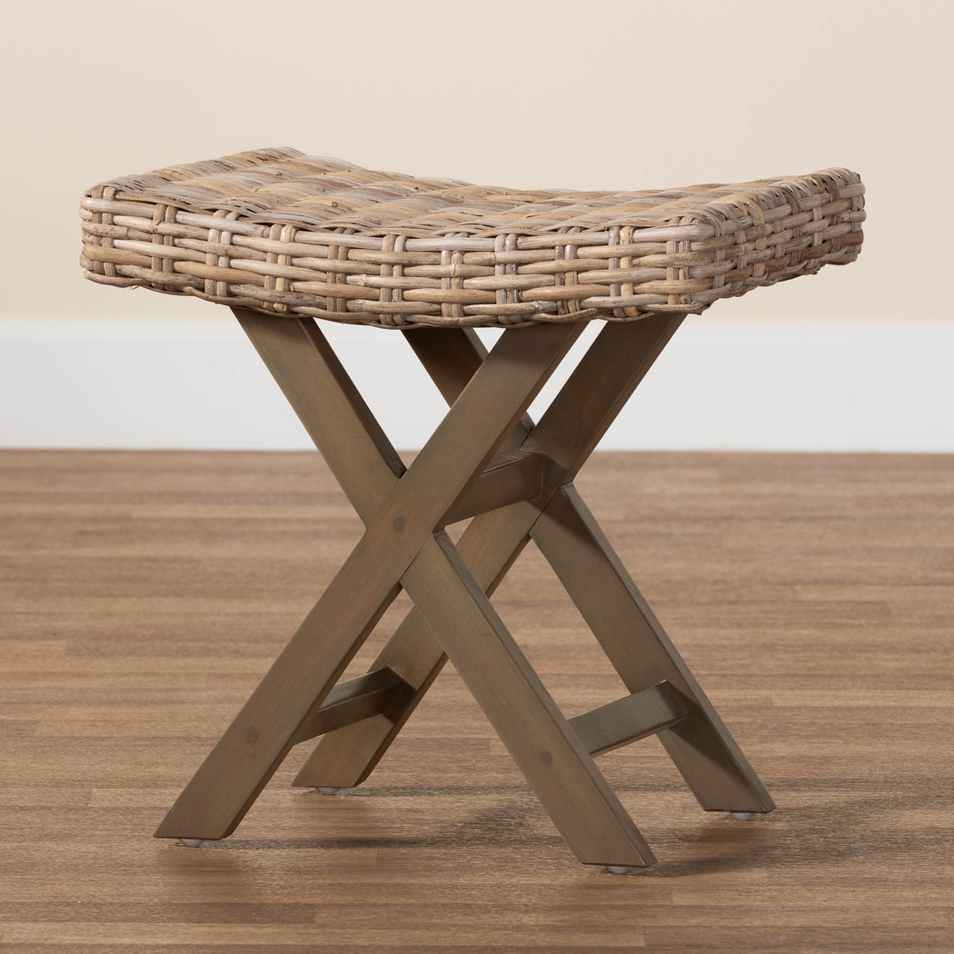 Geurin Taupe Ottoman - Thumbnail - Image 7