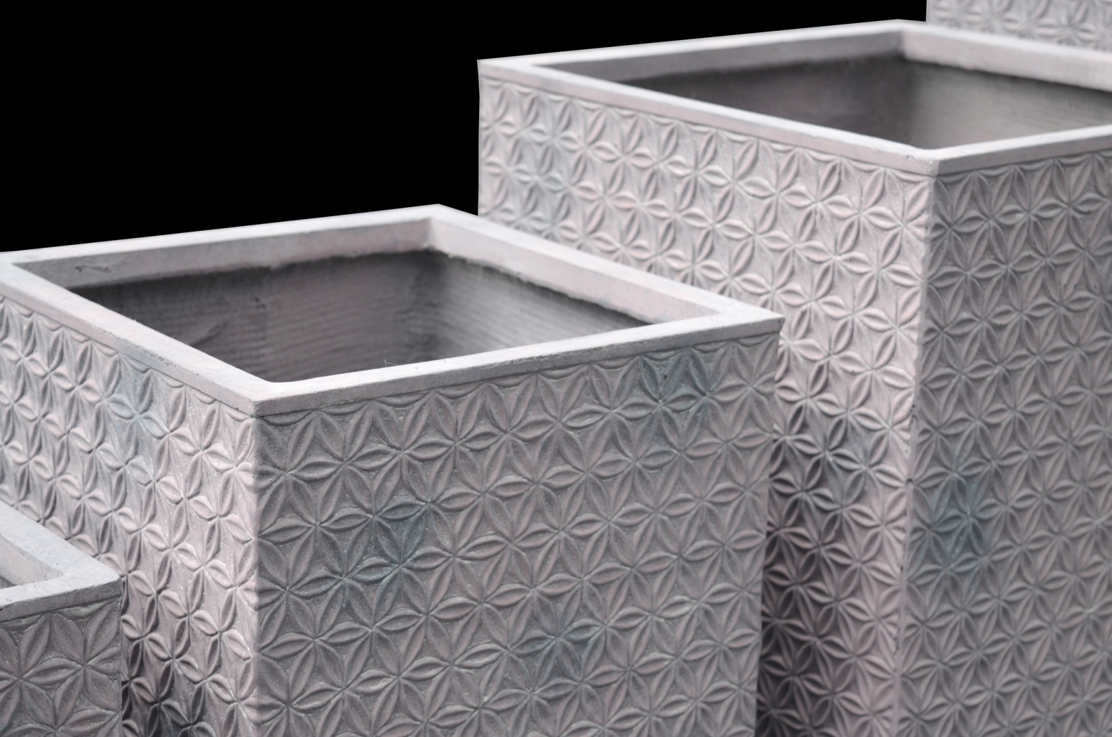 Gewher Purple Planter, Set of 4 - Thumbnail - Image 3