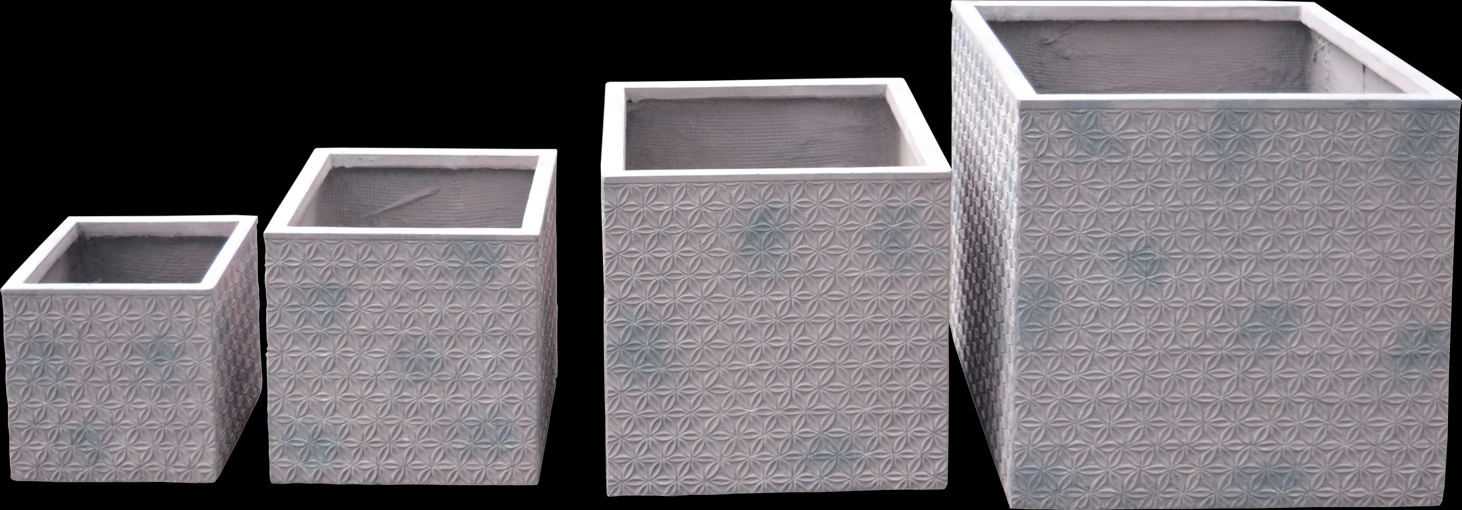 Gewher Purple Planter, Set of 4 - Thumbnail - Image 4