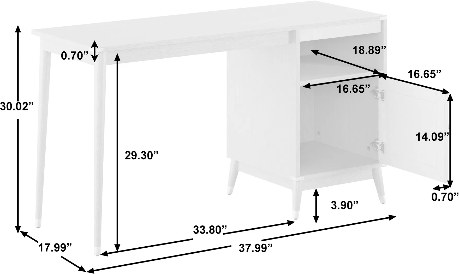 Gezon Natural Desk - Image 9