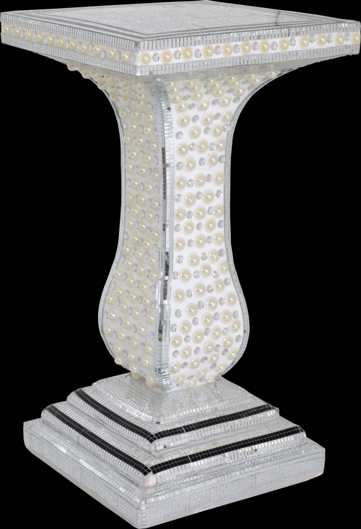 Ghada White Accent Table - Thumbnail - Image 1