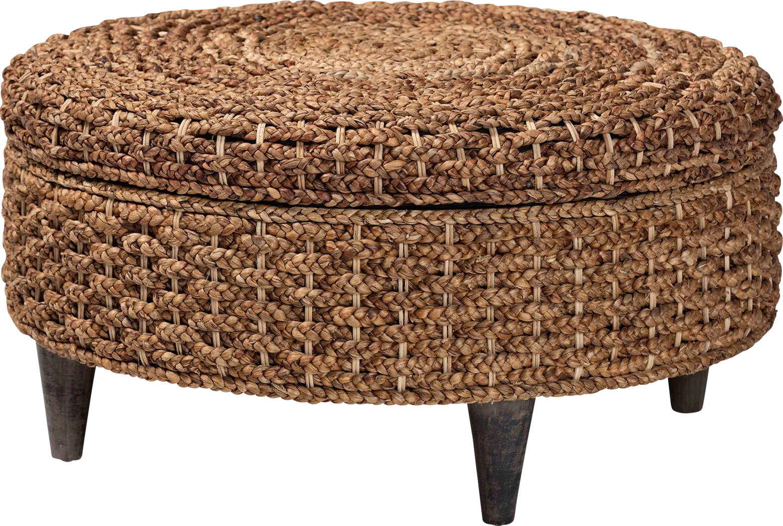 Ghostnite Brown Storage Ottoman - Thumbnail - Image 1