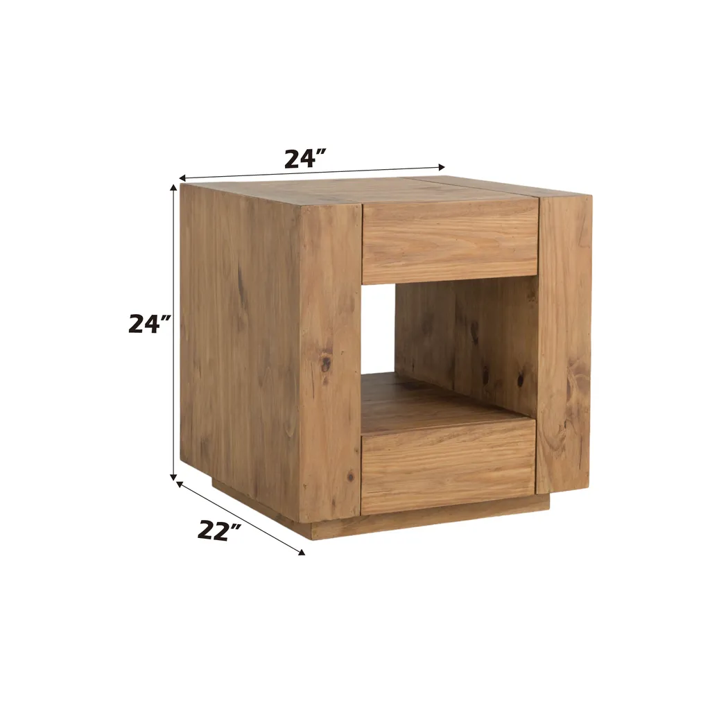 Giacomoy Brown End Table - Thumbnail - Image 8
