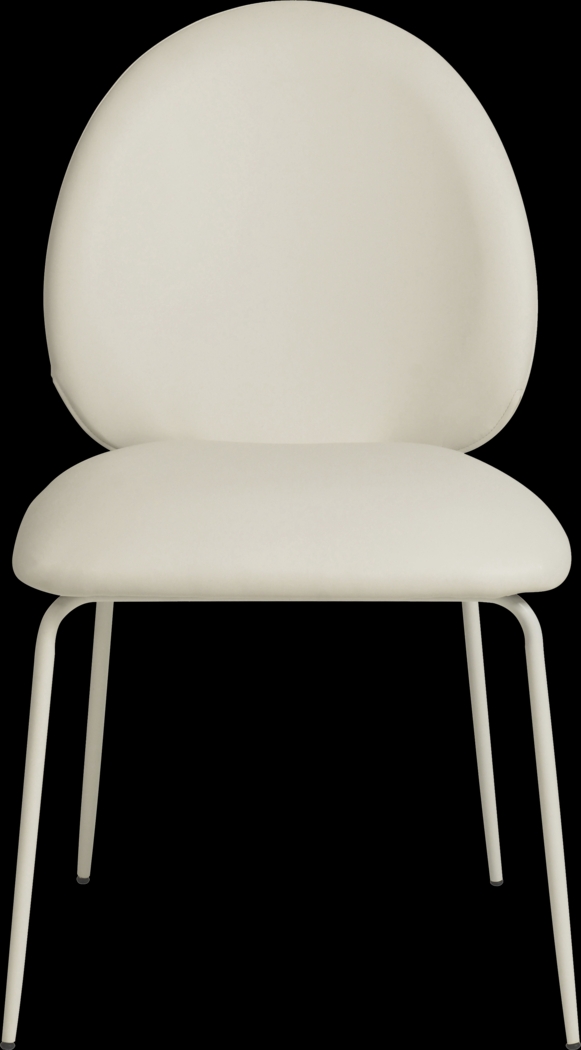 Giammona Cream Side Chair, Set of 2 - Thumbnail - Image 3