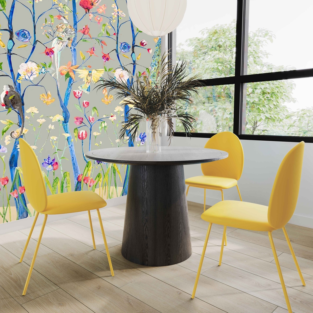 Giammona Yellow Side Chair, Set of 2 - Thumbnail - Image 2