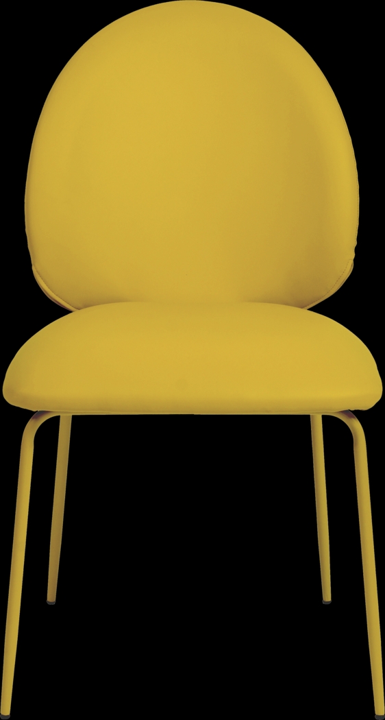 Giammona Yellow Side Chair, Set of 2 - Thumbnail - Image 3