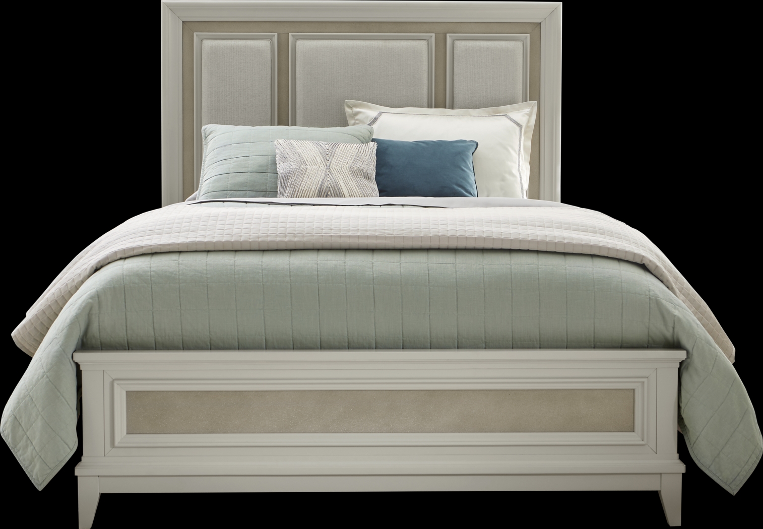 Gianna Lane Ivory 5 Pc Queen Panel Bedroom - Thumbnail - Image 2