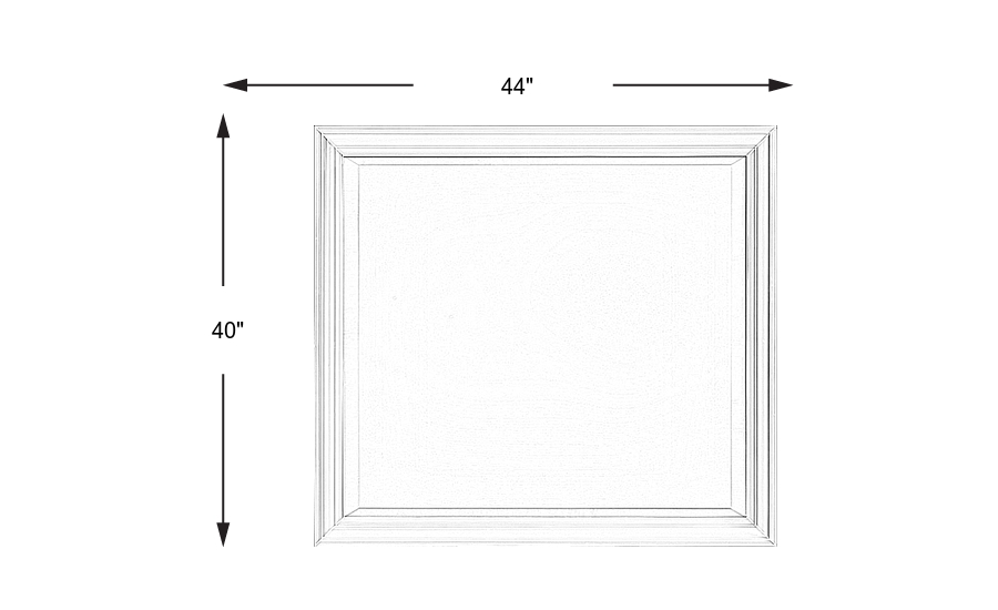 Dimension Image. Please refer to the Dimension Tab on this page for dimension details.
