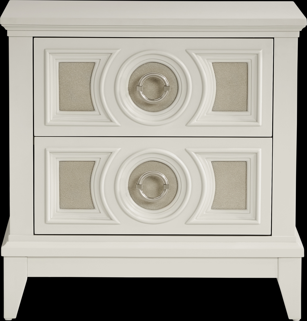 Gianna Lane Ivory Nightstand - Thumbnail - Image 1