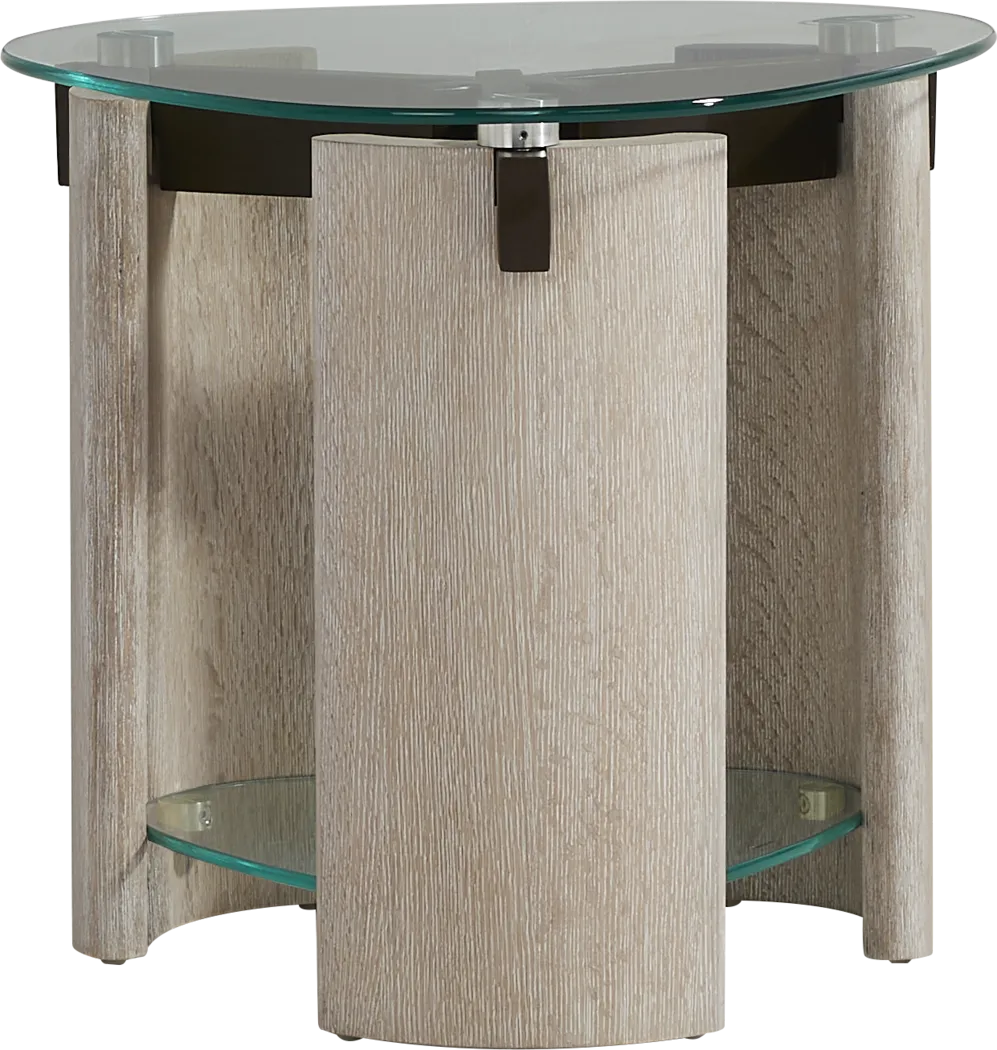 Giannis Brown End Table - Thumbnail - Image 1