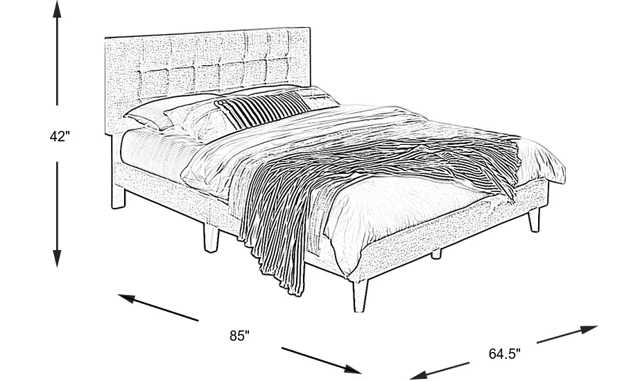 Dimension Image. Please refer to the Dimension Tab on this page for dimension details.