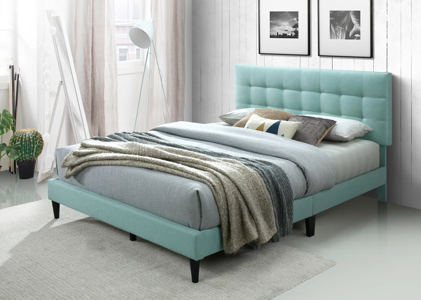 Gibney Green Bed - Thumbnail - Image 5