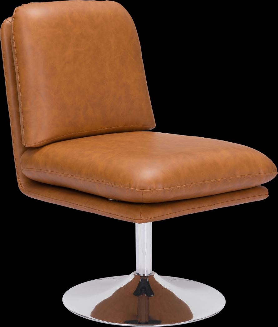 Gibstay Brown Accent Chair - Thumbnail - Image 1