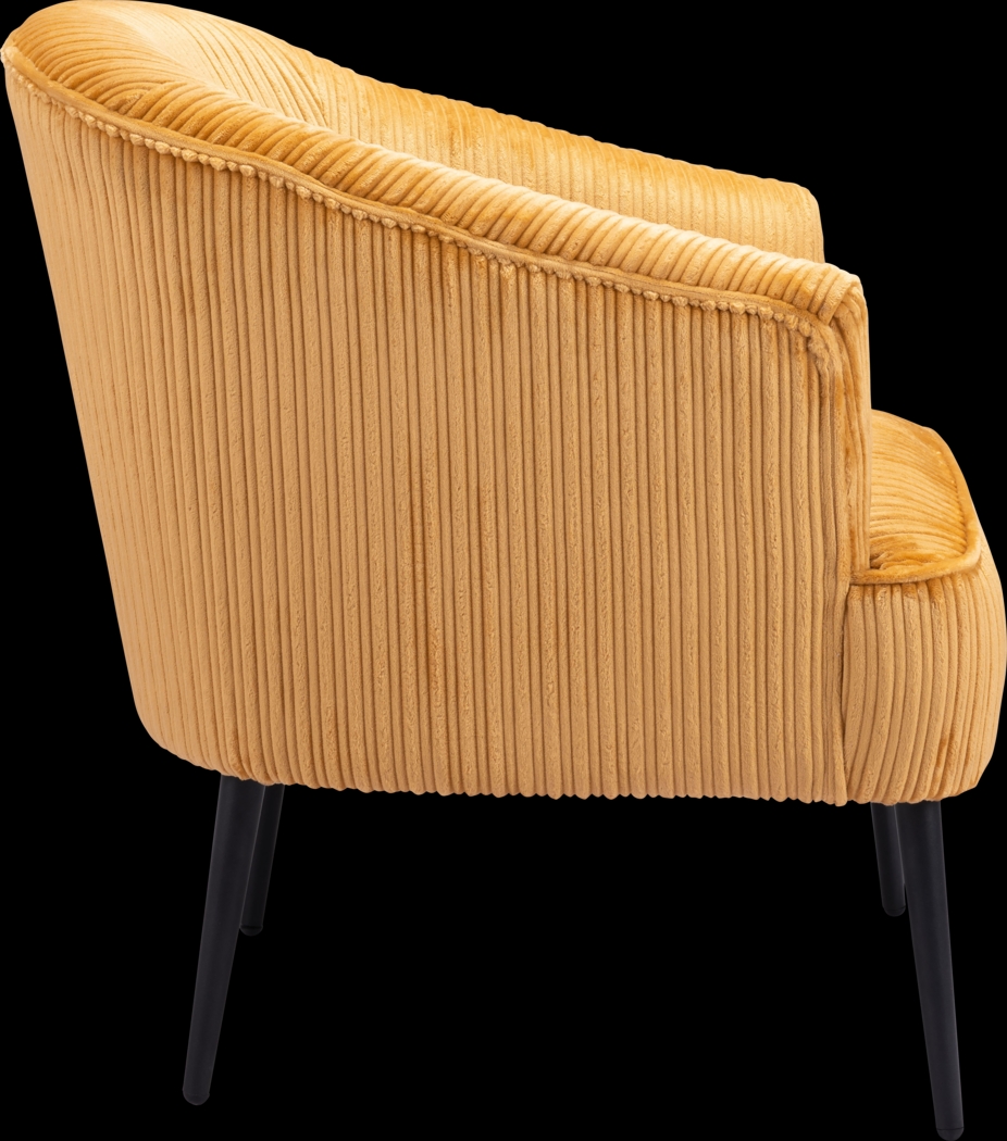 Giddeon Yellow Accent Chair - Thumbnail - Image 3