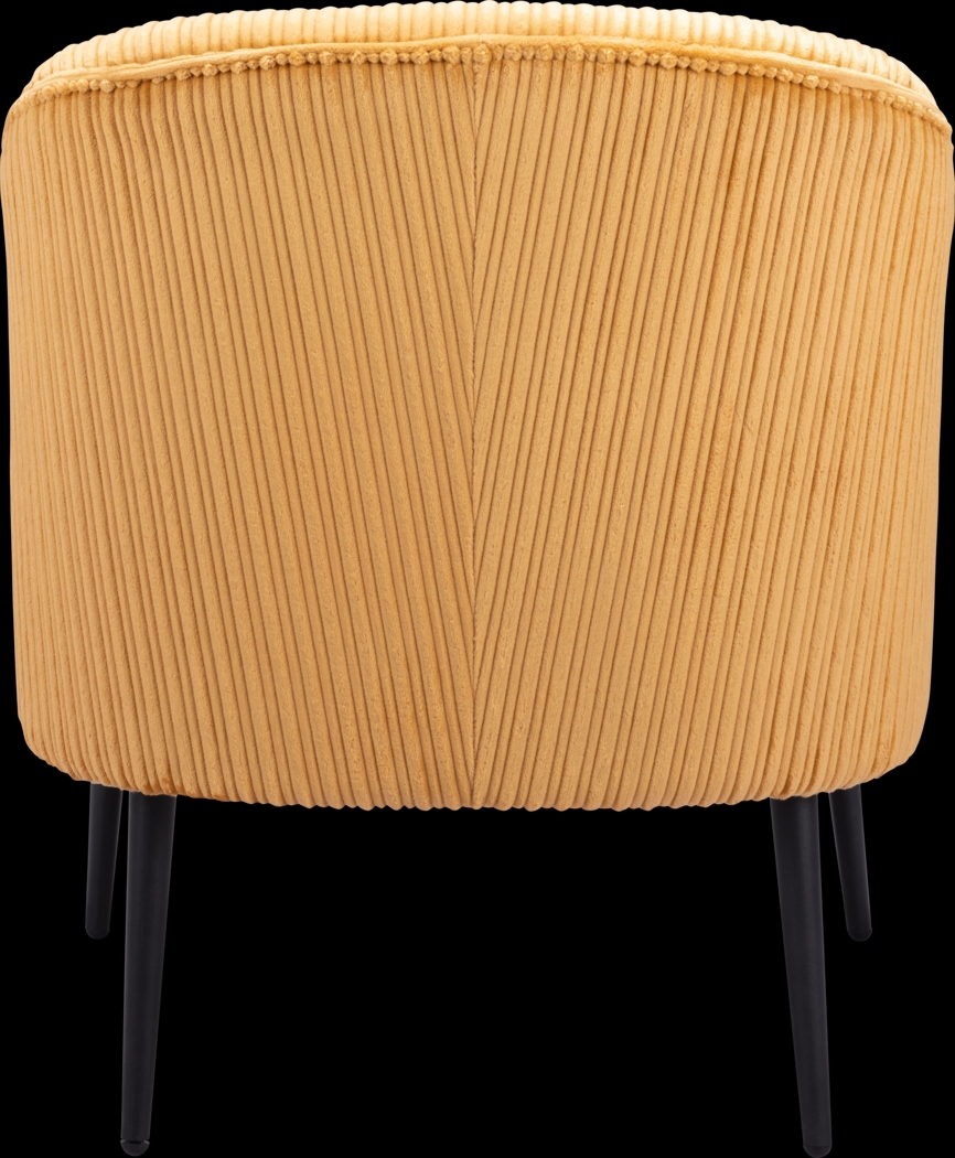 Giddeon Yellow Accent Chair - Thumbnail - Image 5