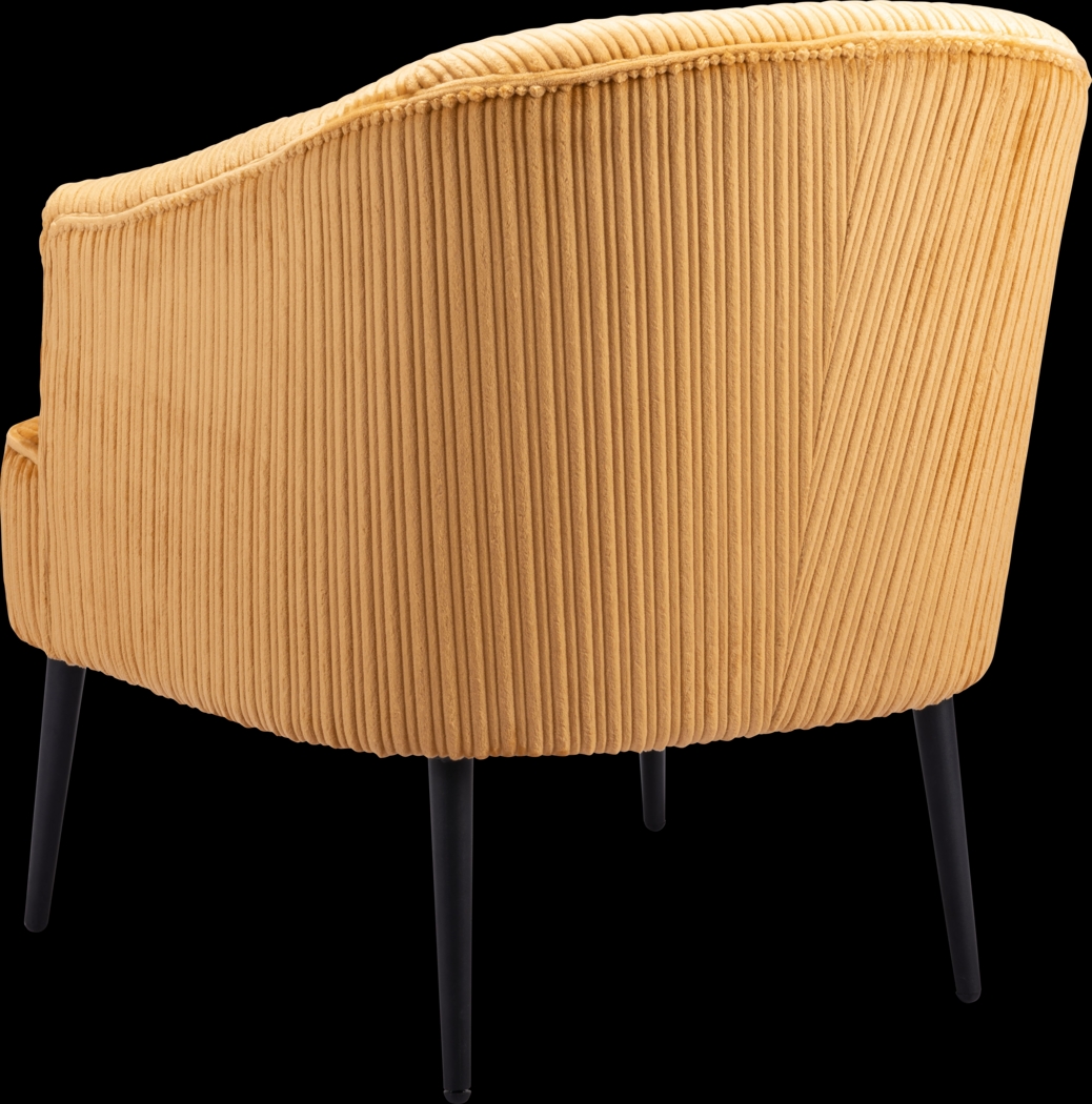 Giddeon Yellow Accent Chair - Thumbnail - Image 6