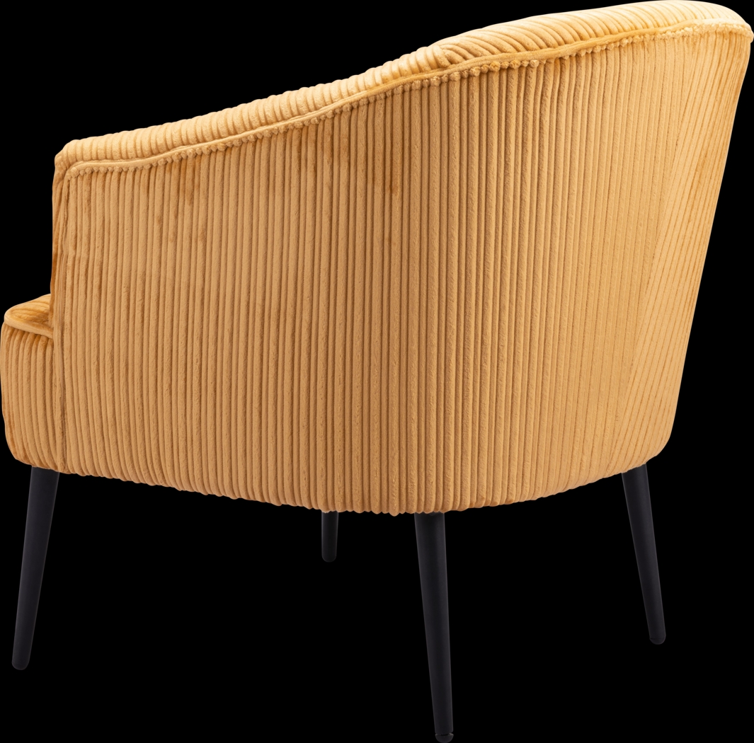 Giddeon Yellow Accent Chair - Thumbnail - Image 8
