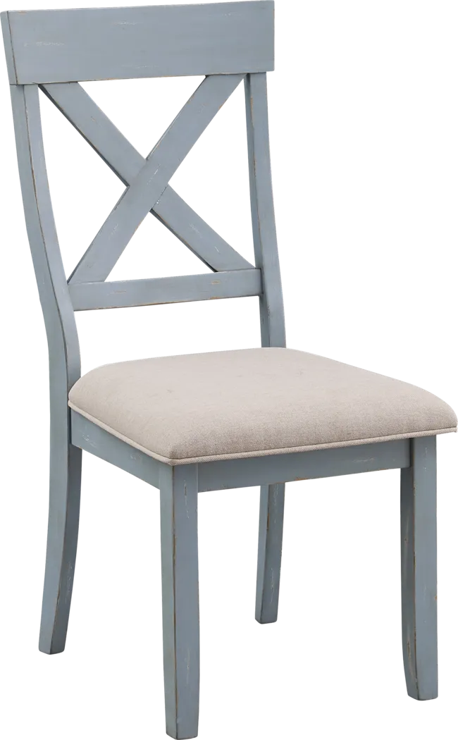 Gidley Blue Dining Chairs - Thumbnail - Image 1