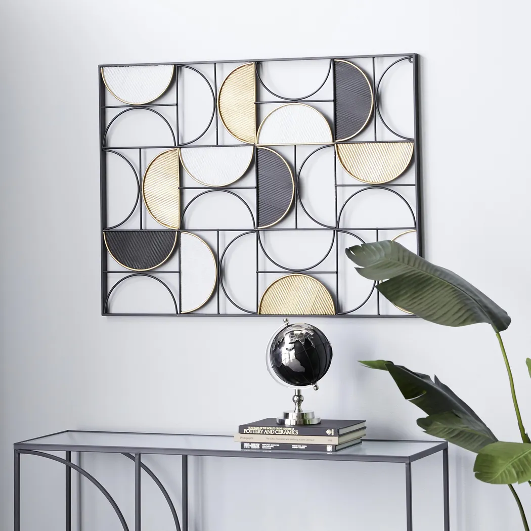 Gieni Black Wall Decor - Thumbnail - Image 2