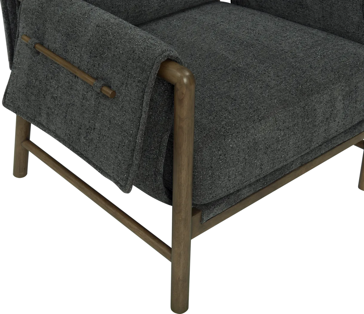 Gilbert Charcoal Accent Chair - Thumbnail - Image 3