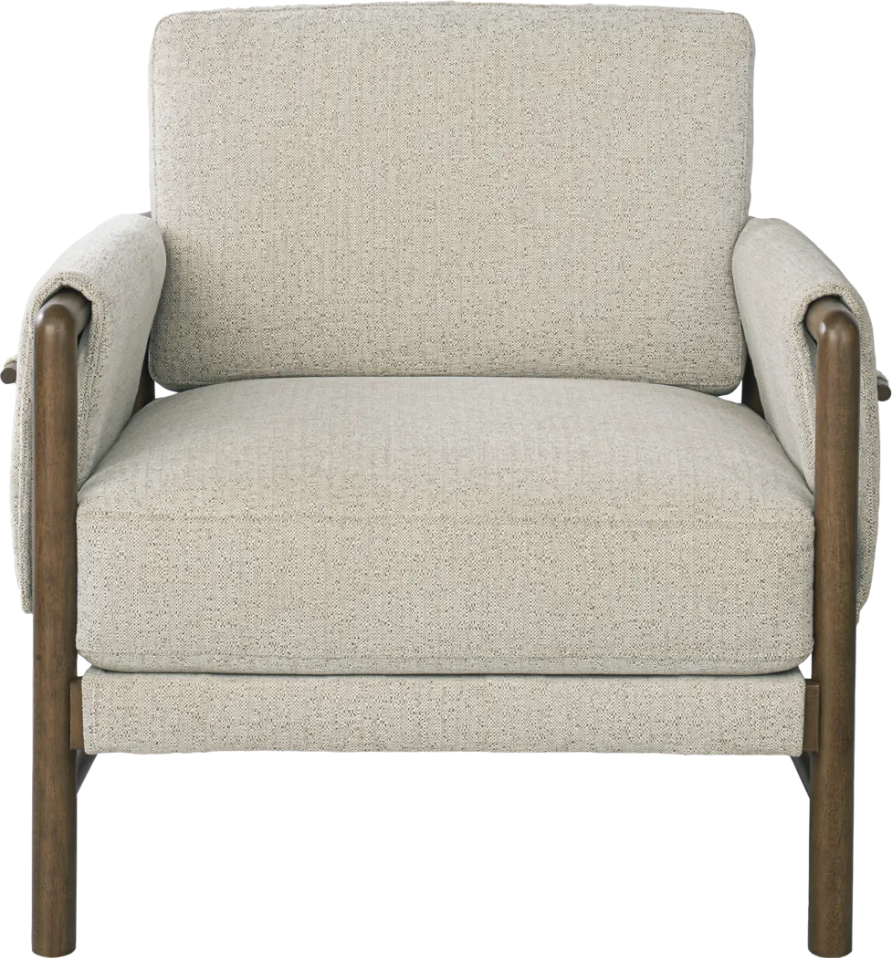 Gilbert Gray Accent Chair - Thumbnail - Image 2