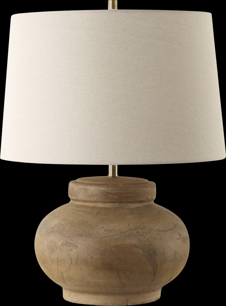 Gilbo Circle Brown Lamp - Thumbnail - Image 1