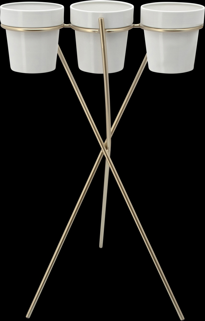 Gildersleeve White Planter - Thumbnail - Image 1