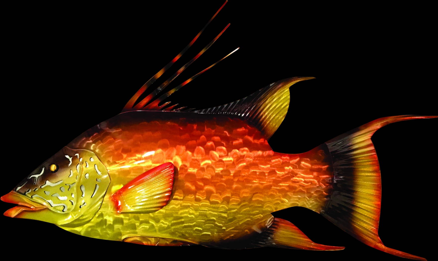 Gildun Orange Indoor/Outdoor Wall Art - Thumbnail - Image 1