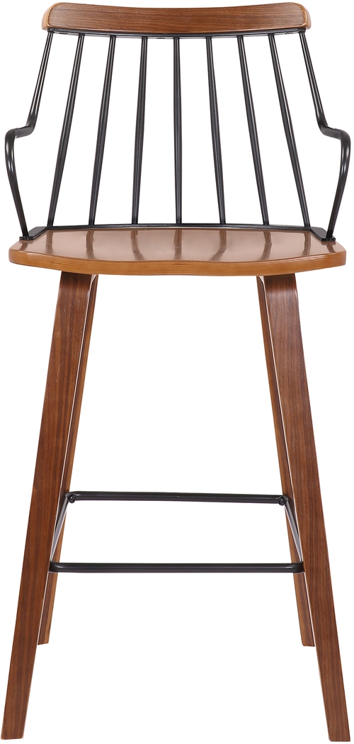 Gileslane Walnut Counter Height Stool - Thumbnail - Image 2