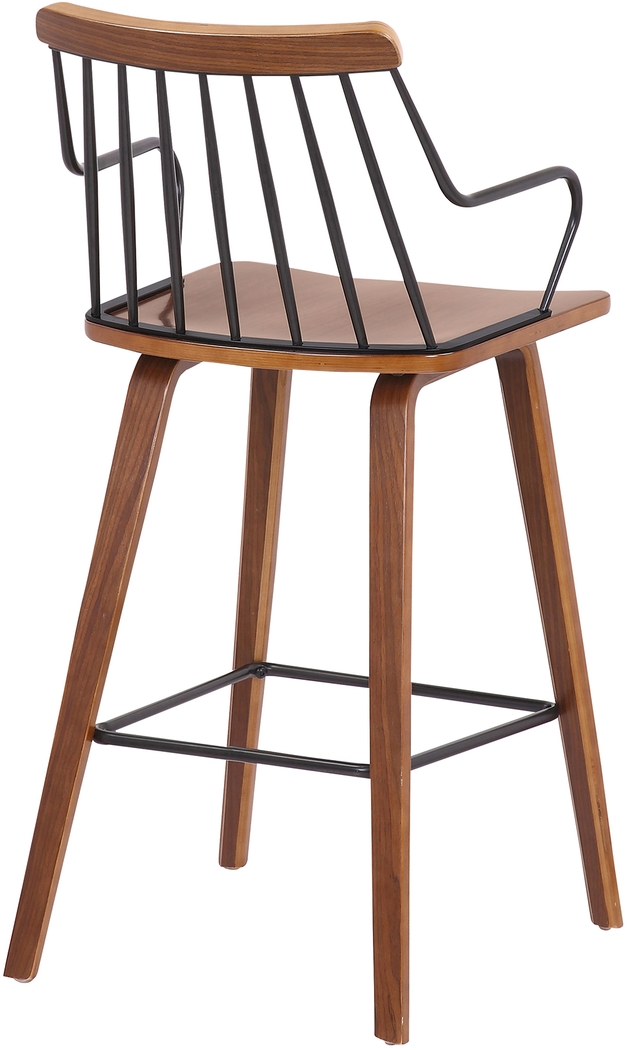 Gileslane Walnut Counter Height Stool - Thumbnail - Image 4