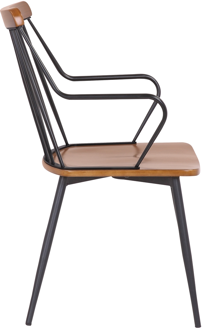 Gileslane Walnut Dining Chair - Thumbnail - Image 3