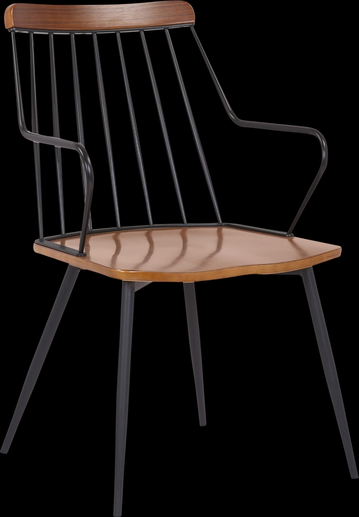 Gileslane Walnut Dining Chair - Thumbnail - Image 1
